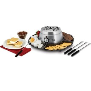 Fondue! 2-in-1 S’mores Maker, with Chocolate Treat Melt Feature